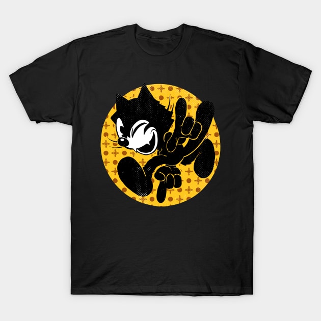 Felix the Cat Adventure T-Shirt by francoviglino